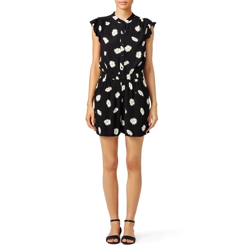 KATE SPADE Daisy Dot Crepe Romper